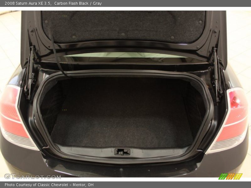 Carbon Flash Black / Gray 2008 Saturn Aura XE 3.5