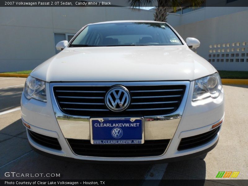 Candy White / Black 2007 Volkswagen Passat 2.0T Sedan