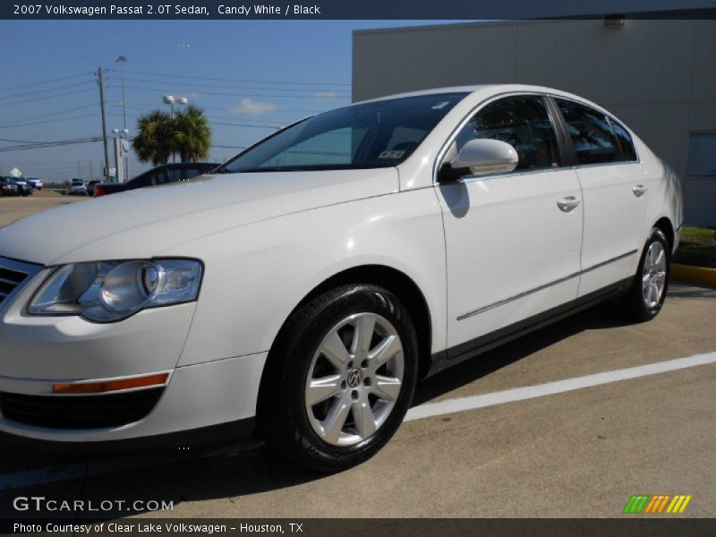 Candy White / Black 2007 Volkswagen Passat 2.0T Sedan