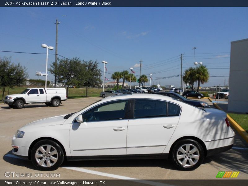 Candy White / Black 2007 Volkswagen Passat 2.0T Sedan