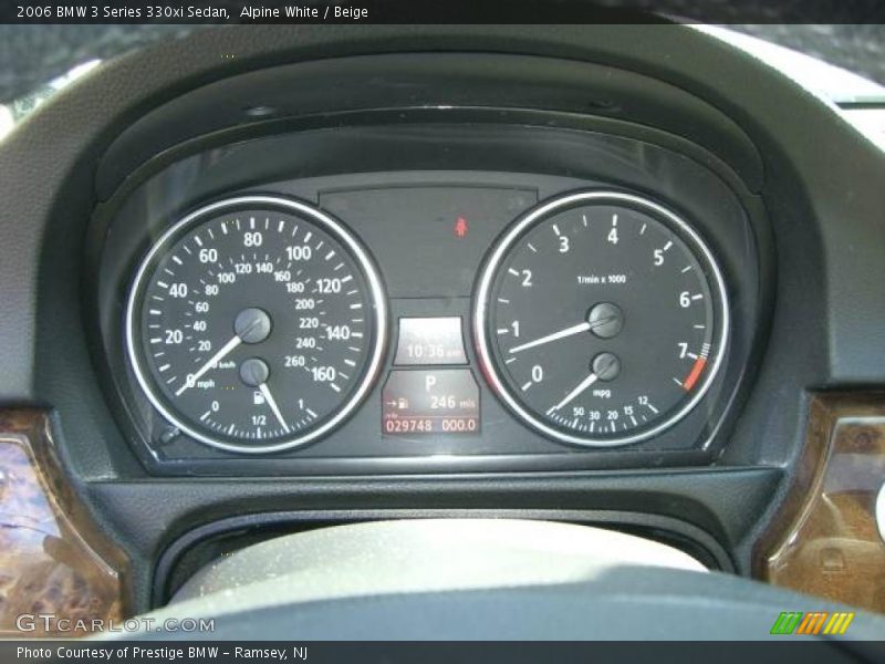 Alpine White / Beige 2006 BMW 3 Series 330xi Sedan