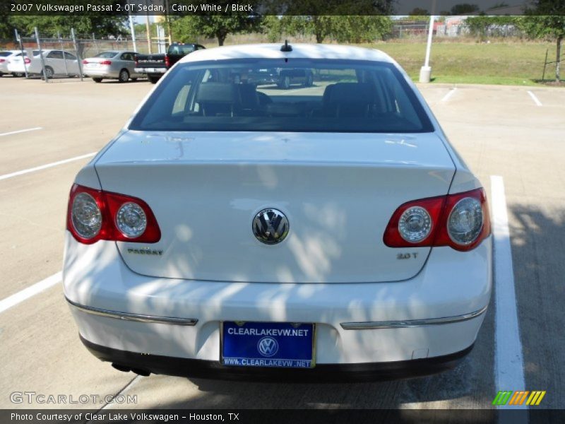 Candy White / Black 2007 Volkswagen Passat 2.0T Sedan