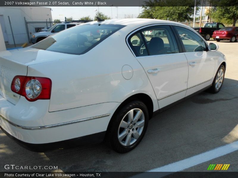 Candy White / Black 2007 Volkswagen Passat 2.0T Sedan