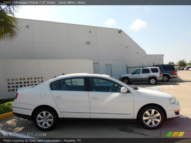 Candy White / Black 2007 Volkswagen Passat 2.0T Sedan