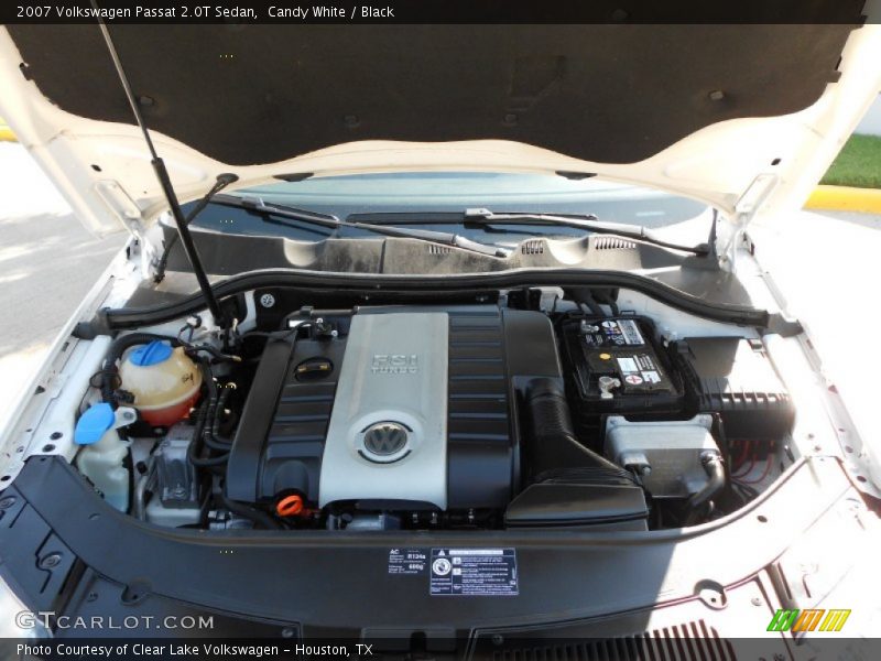 Candy White / Black 2007 Volkswagen Passat 2.0T Sedan