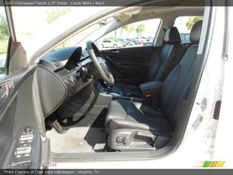 Candy White / Black 2007 Volkswagen Passat 2.0T Sedan