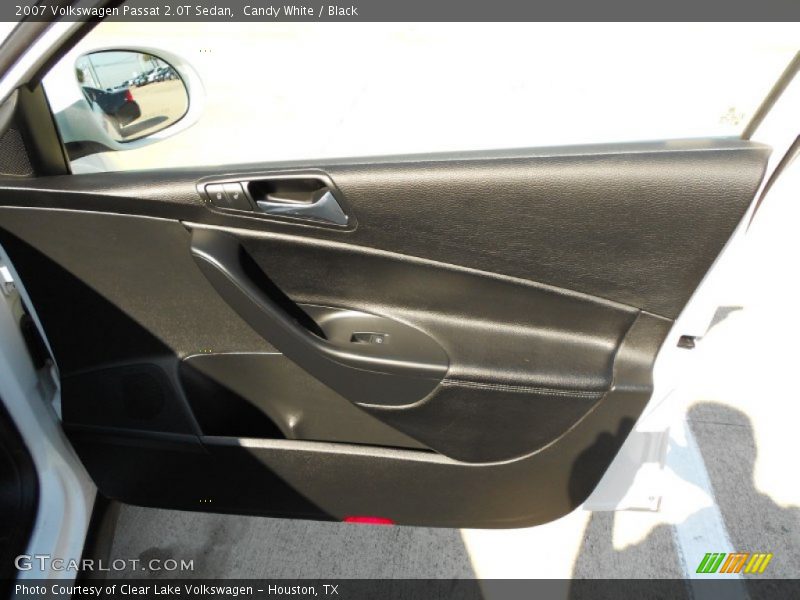Candy White / Black 2007 Volkswagen Passat 2.0T Sedan