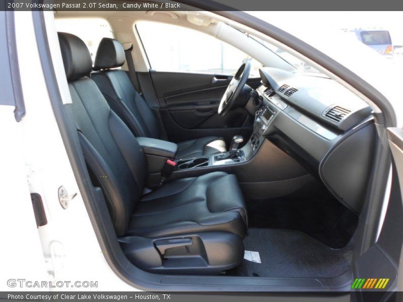 Candy White / Black 2007 Volkswagen Passat 2.0T Sedan
