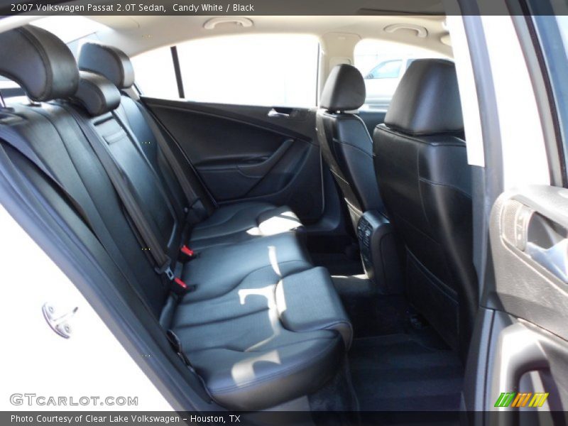 Candy White / Black 2007 Volkswagen Passat 2.0T Sedan