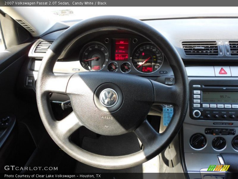 Candy White / Black 2007 Volkswagen Passat 2.0T Sedan