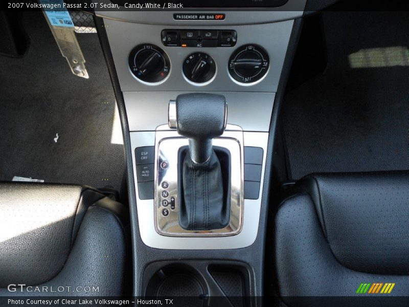 Candy White / Black 2007 Volkswagen Passat 2.0T Sedan