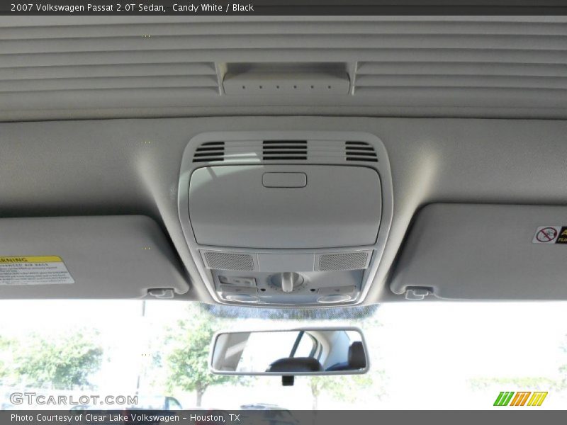 Candy White / Black 2007 Volkswagen Passat 2.0T Sedan