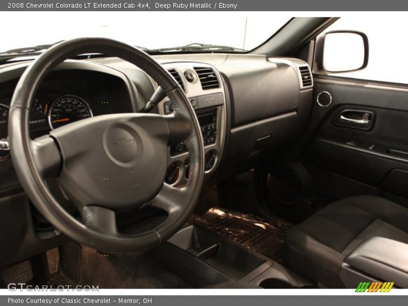 Deep Ruby Metallic / Ebony 2008 Chevrolet Colorado LT Extended Cab 4x4