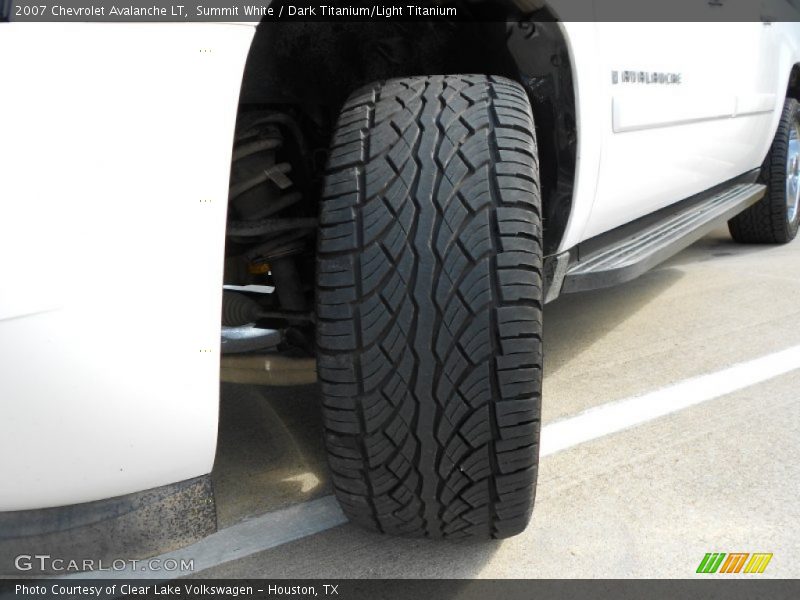 Summit White / Dark Titanium/Light Titanium 2007 Chevrolet Avalanche LT