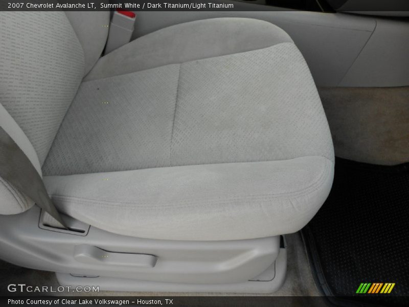 Summit White / Dark Titanium/Light Titanium 2007 Chevrolet Avalanche LT