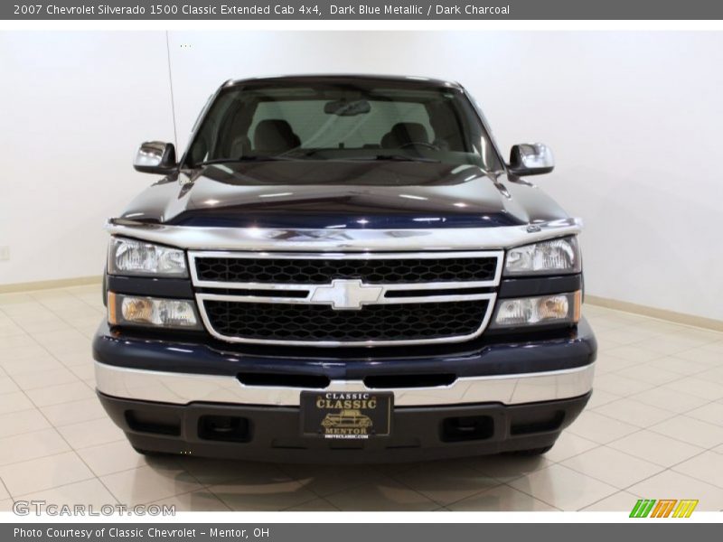 Dark Blue Metallic / Dark Charcoal 2007 Chevrolet Silverado 1500 Classic Extended Cab 4x4