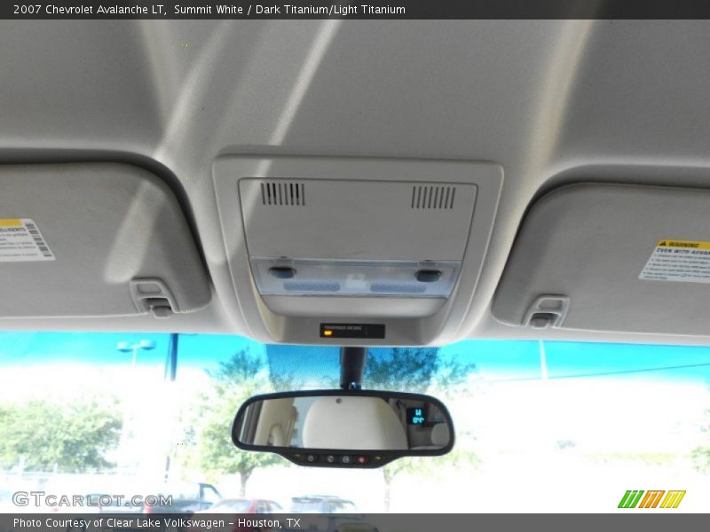Summit White / Dark Titanium/Light Titanium 2007 Chevrolet Avalanche LT