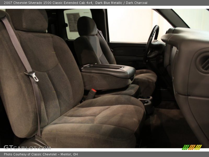 Dark Blue Metallic / Dark Charcoal 2007 Chevrolet Silverado 1500 Classic Extended Cab 4x4
