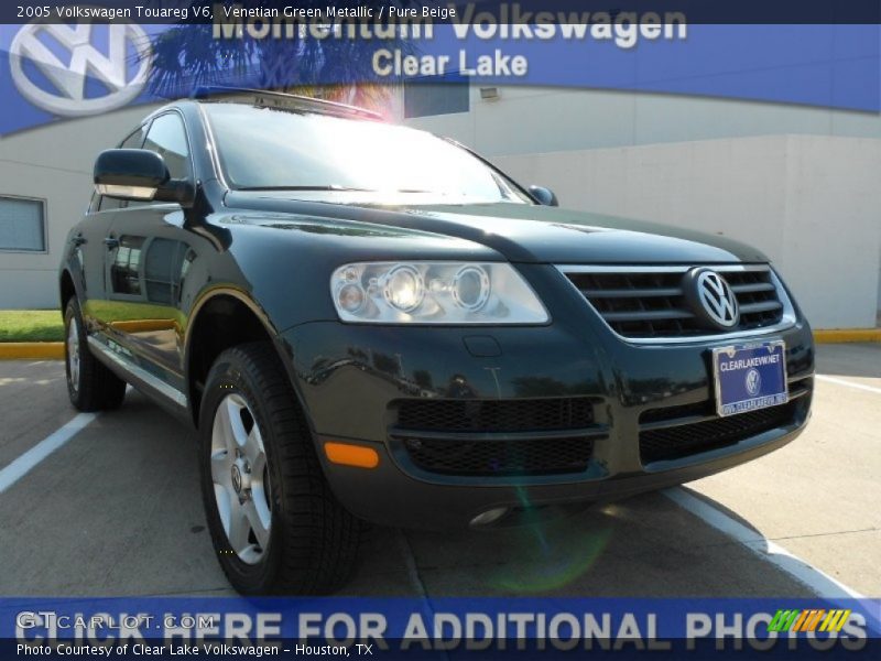 Venetian Green Metallic / Pure Beige 2005 Volkswagen Touareg V6