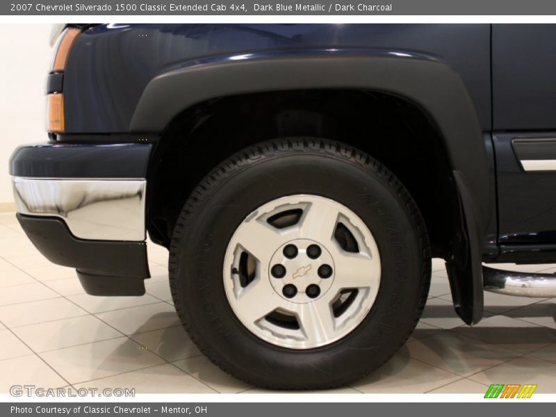 Dark Blue Metallic / Dark Charcoal 2007 Chevrolet Silverado 1500 Classic Extended Cab 4x4