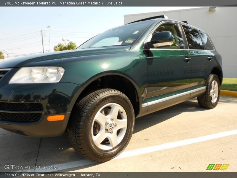 Venetian Green Metallic / Pure Beige 2005 Volkswagen Touareg V6