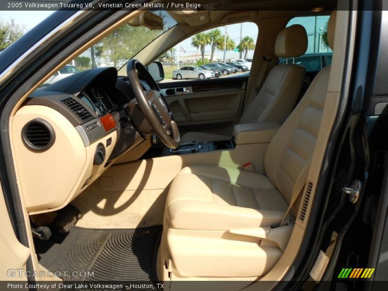 Venetian Green Metallic / Pure Beige 2005 Volkswagen Touareg V6