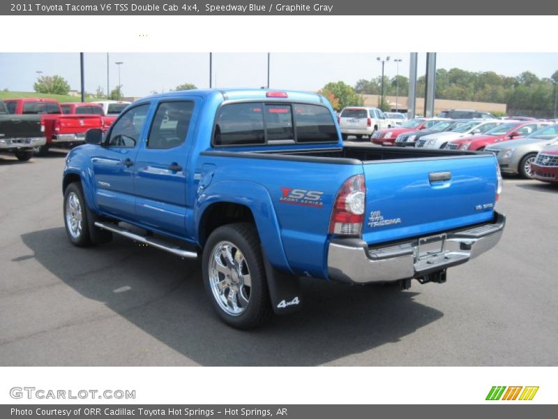 Speedway Blue / Graphite Gray 2011 Toyota Tacoma V6 TSS Double Cab 4x4