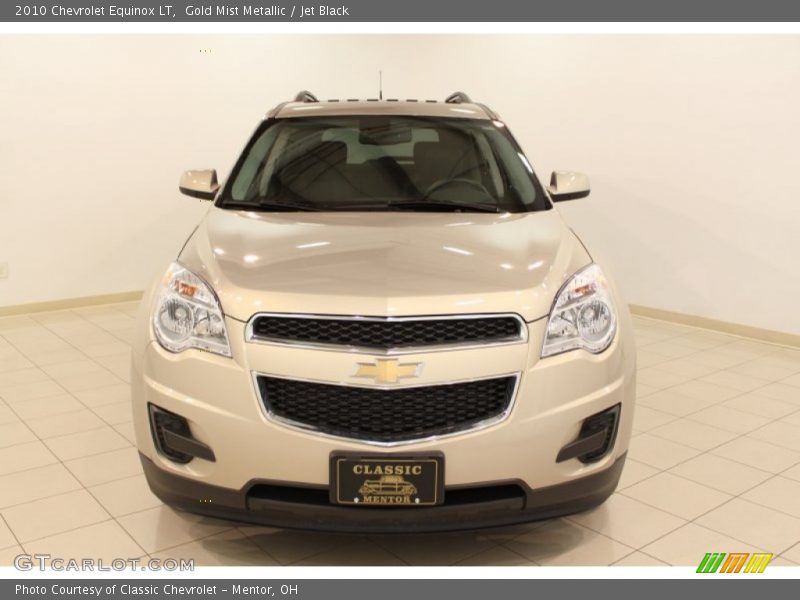 Gold Mist Metallic / Jet Black 2010 Chevrolet Equinox LT