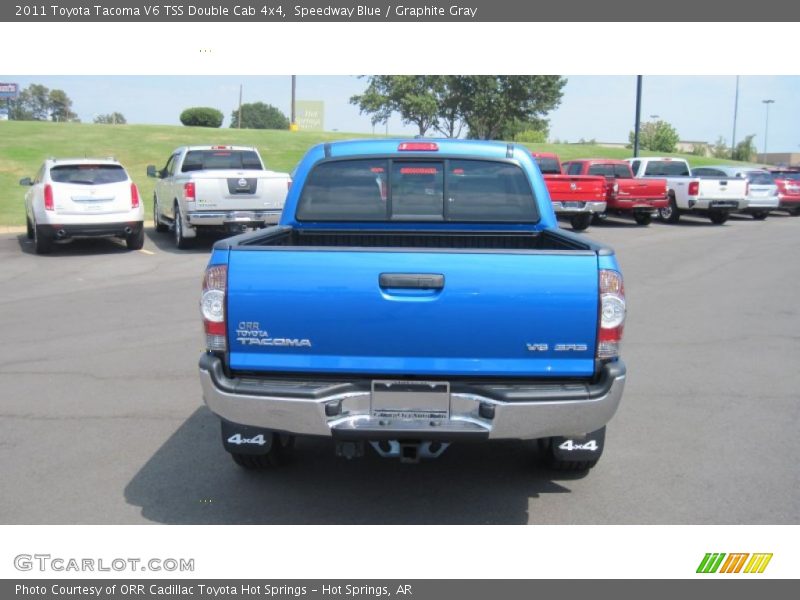 Speedway Blue / Graphite Gray 2011 Toyota Tacoma V6 TSS Double Cab 4x4