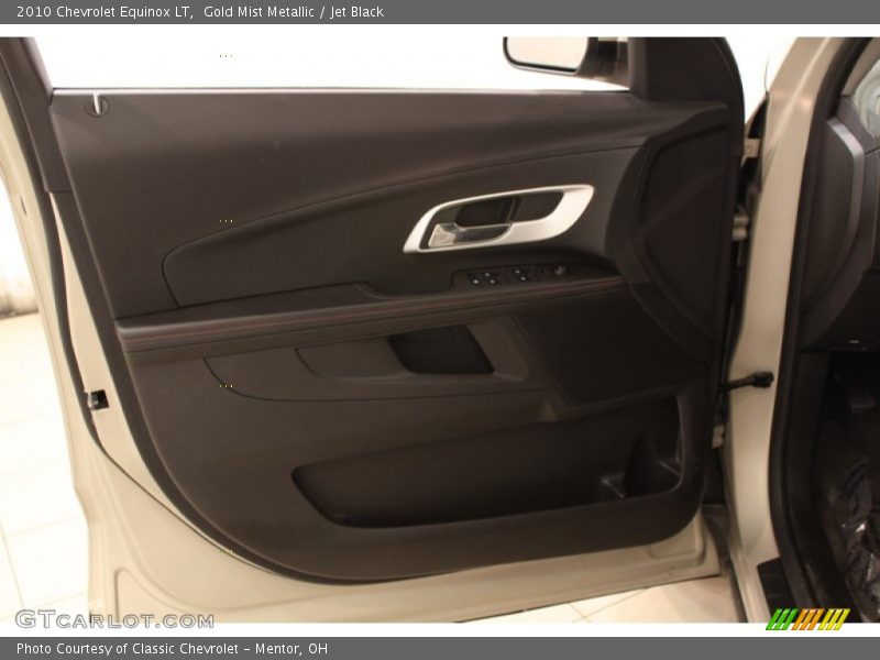 Gold Mist Metallic / Jet Black 2010 Chevrolet Equinox LT