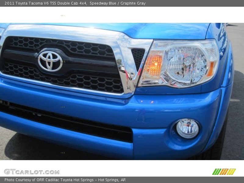 Speedway Blue / Graphite Gray 2011 Toyota Tacoma V6 TSS Double Cab 4x4