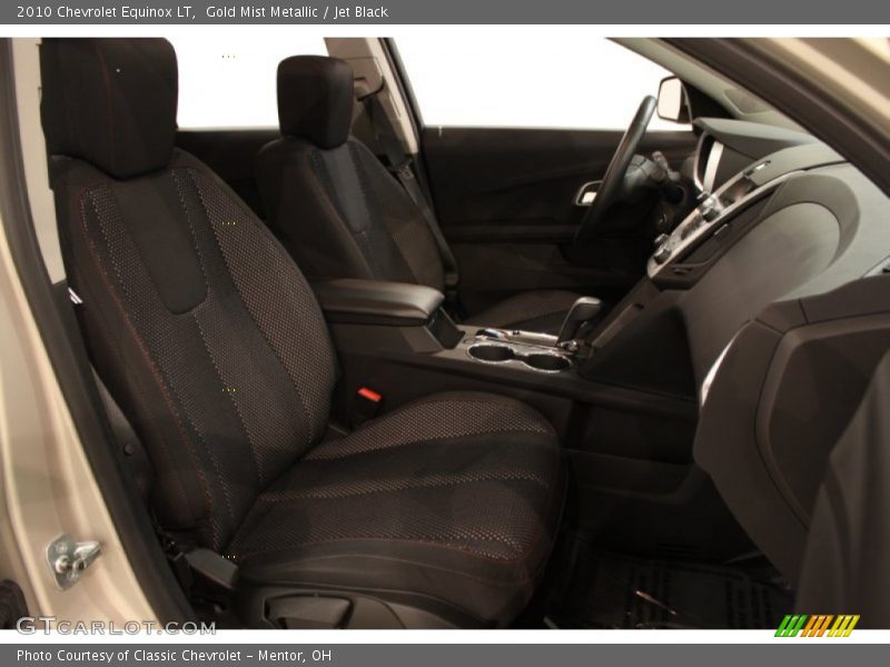 Gold Mist Metallic / Jet Black 2010 Chevrolet Equinox LT