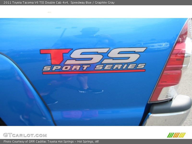 Speedway Blue / Graphite Gray 2011 Toyota Tacoma V6 TSS Double Cab 4x4