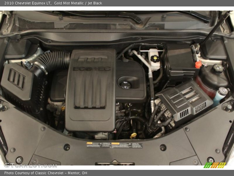 Gold Mist Metallic / Jet Black 2010 Chevrolet Equinox LT