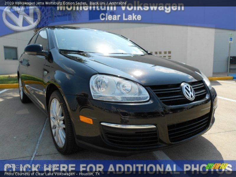 Black Uni / Anthracite 2009 Volkswagen Jetta Wolfsburg Edition Sedan