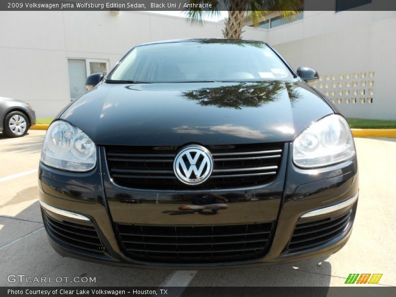 Black Uni / Anthracite 2009 Volkswagen Jetta Wolfsburg Edition Sedan