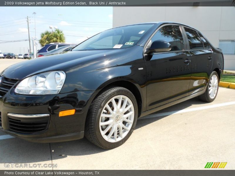 Black Uni / Anthracite 2009 Volkswagen Jetta Wolfsburg Edition Sedan