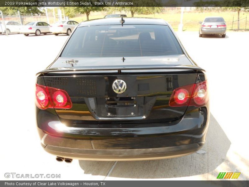 Black Uni / Anthracite 2009 Volkswagen Jetta Wolfsburg Edition Sedan