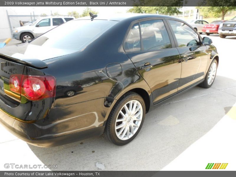 Black Uni / Anthracite 2009 Volkswagen Jetta Wolfsburg Edition Sedan