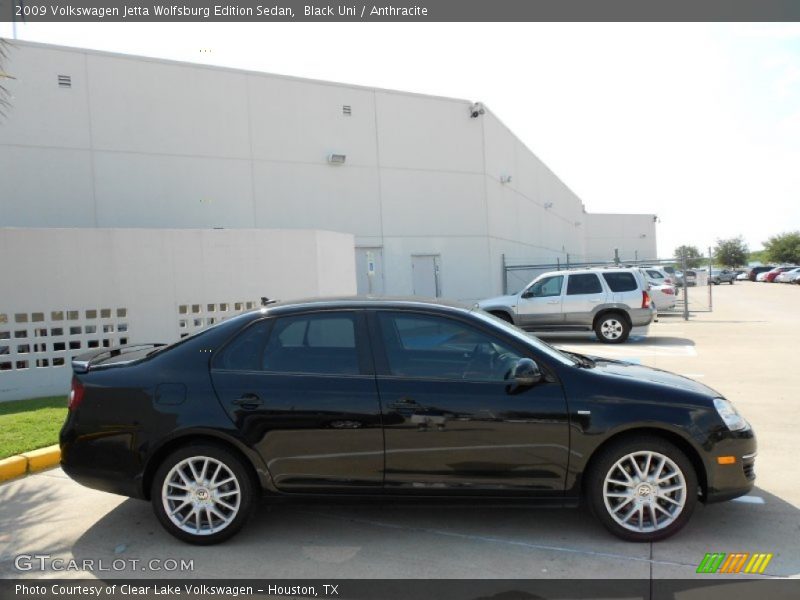 Black Uni / Anthracite 2009 Volkswagen Jetta Wolfsburg Edition Sedan