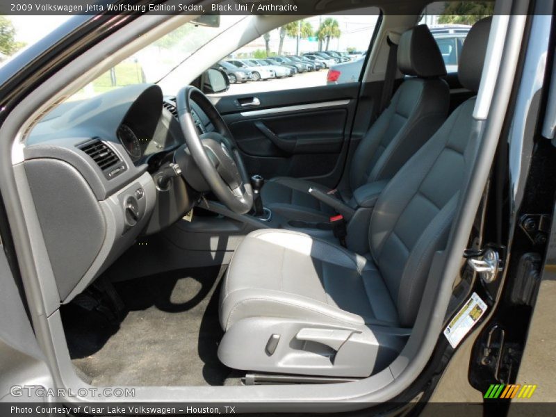 Black Uni / Anthracite 2009 Volkswagen Jetta Wolfsburg Edition Sedan