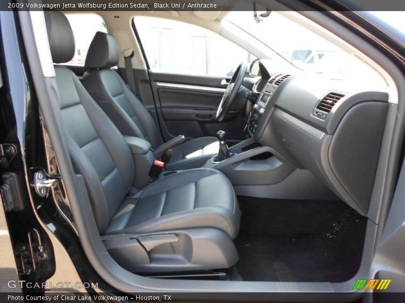 Black Uni / Anthracite 2009 Volkswagen Jetta Wolfsburg Edition Sedan