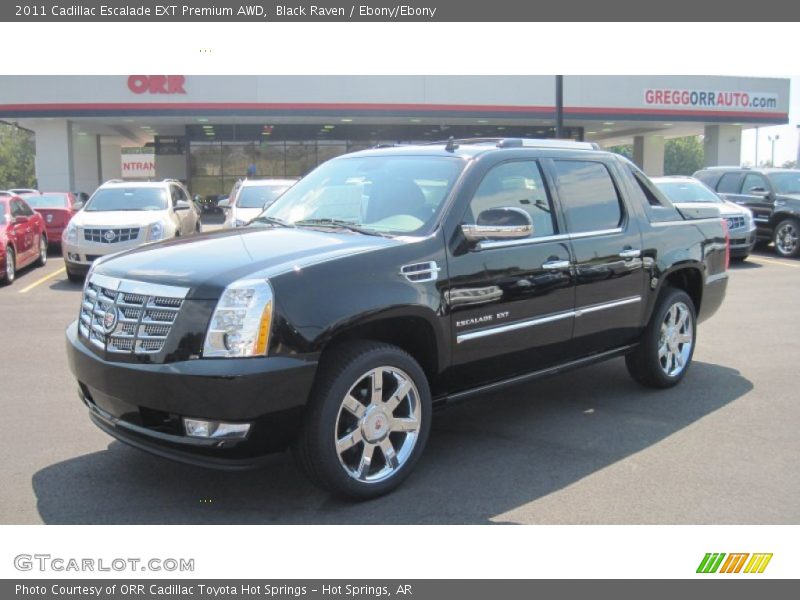 Black Raven / Ebony/Ebony 2011 Cadillac Escalade EXT Premium AWD