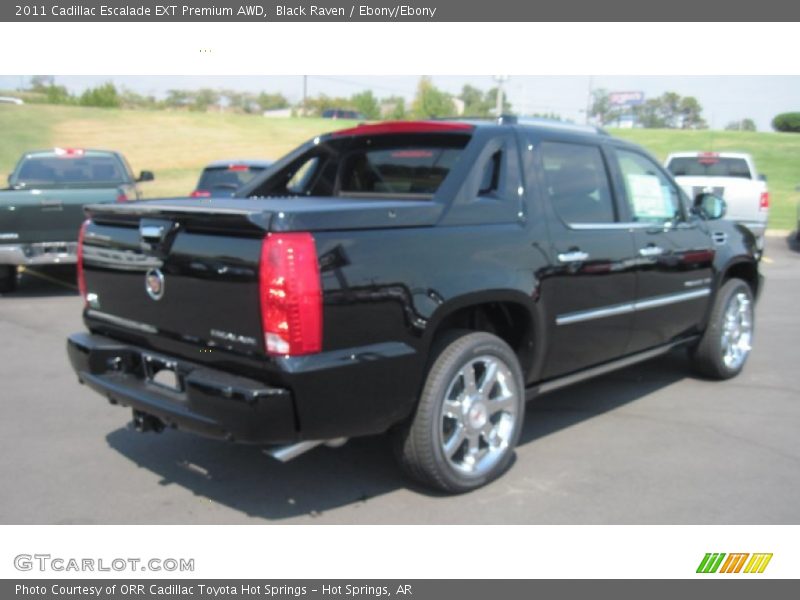 Black Raven / Ebony/Ebony 2011 Cadillac Escalade EXT Premium AWD