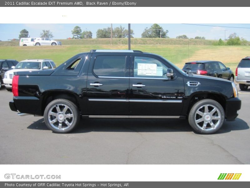 Black Raven / Ebony/Ebony 2011 Cadillac Escalade EXT Premium AWD