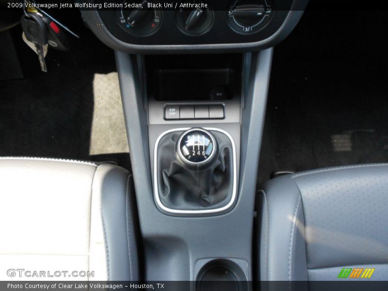 Black Uni / Anthracite 2009 Volkswagen Jetta Wolfsburg Edition Sedan