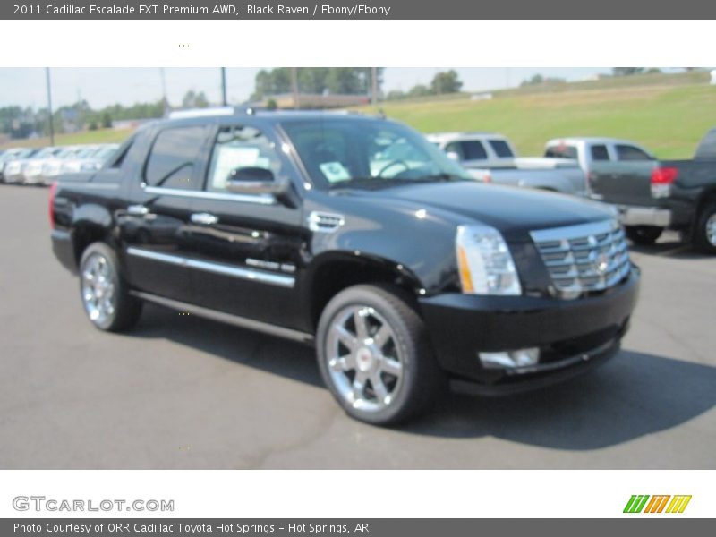 Black Raven / Ebony/Ebony 2011 Cadillac Escalade EXT Premium AWD