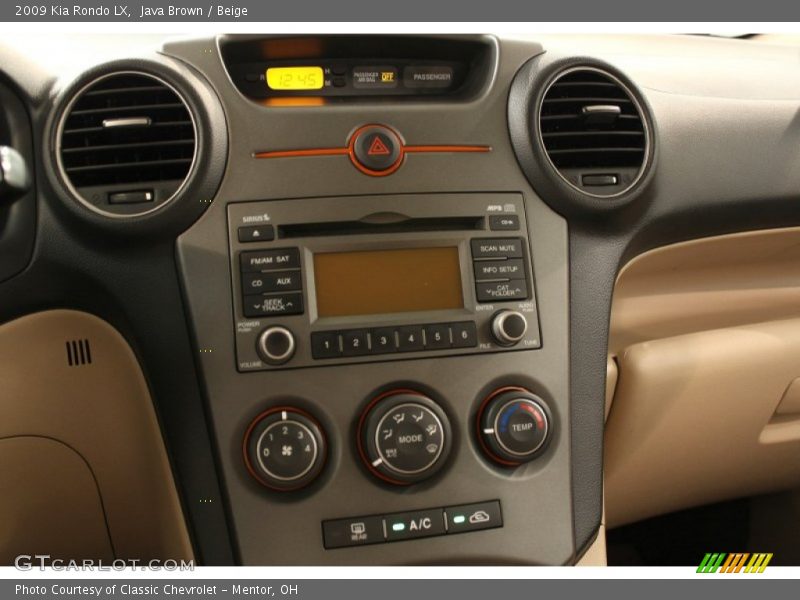 Java Brown / Beige 2009 Kia Rondo LX