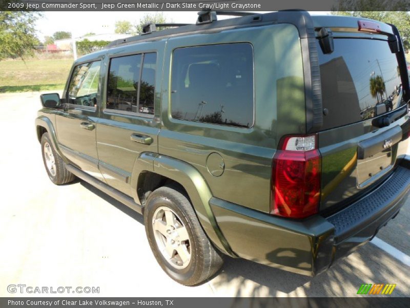 Jeep Green Metallic / Dark Slate Gray/Light Graystone 2009 Jeep Commander Sport