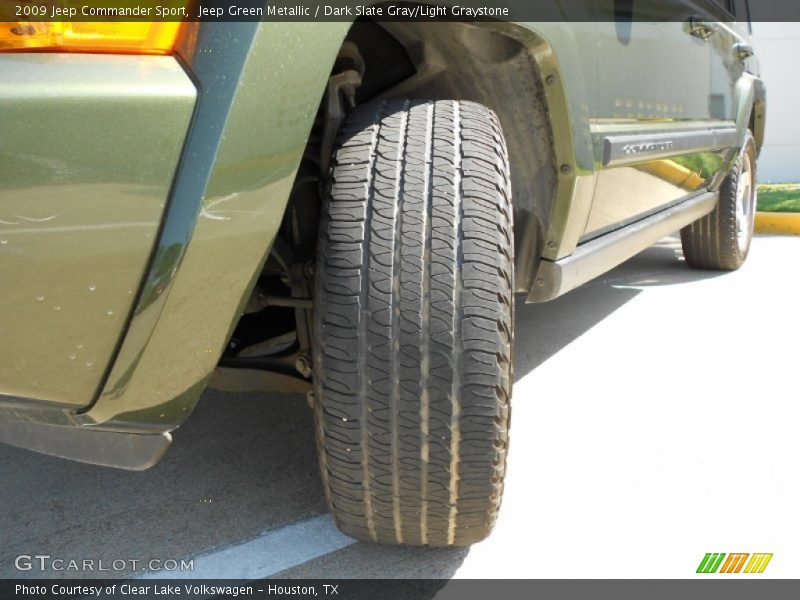 Jeep Green Metallic / Dark Slate Gray/Light Graystone 2009 Jeep Commander Sport